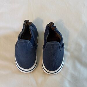 Robeez Navy Slip-On Toddler Sneakers